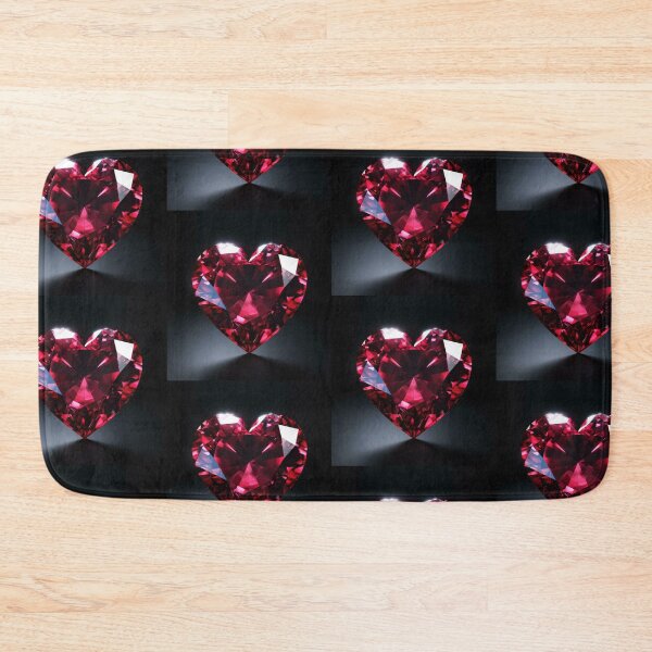 Item preview, Red Sapphire Diamond Heart Design designed and sold by Heavens Blueprint & Designs.