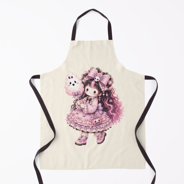 Item preview, Kawaii Cotton Candy Ghost Princess | Coquette Pastel Goth Halloween Girl designed and sold by looplandger.