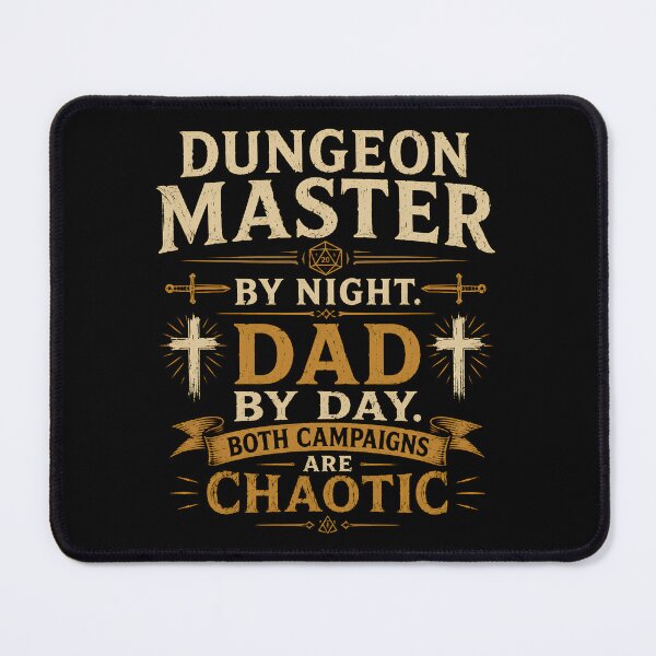 Item preview, Dungeon Master By Night Dad By Day RPG Father Gift designed and sold by Faith Level Up.
