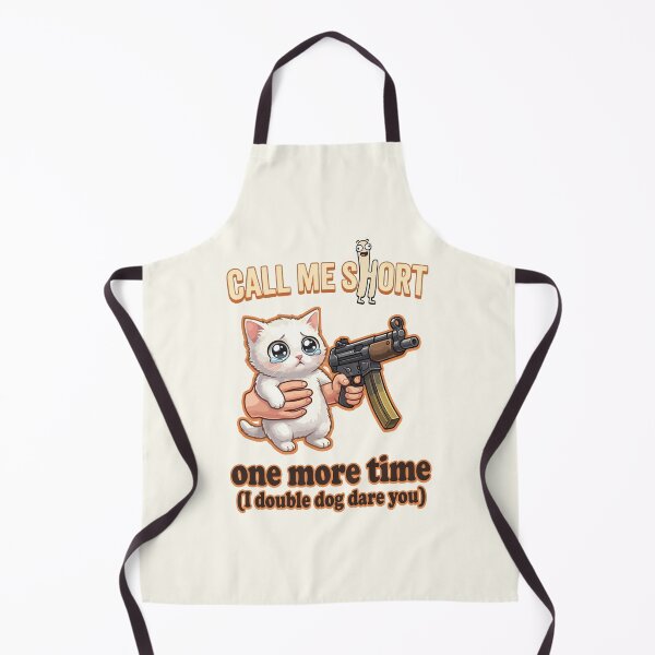Item preview, Cute Cat With Gun Funny Short Meme designed and sold by RamyGallery.