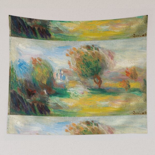 Item preview, Impressionist Garden Landscape With Trees designed and sold by artofuniverse.