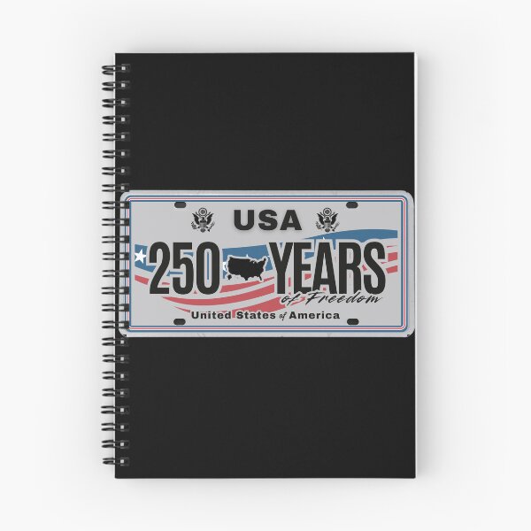 Item preview, USA 250 Years of Freedom License Plate Design — 1776 to 2026 Patriotic Anniversary designed and sold by GFamilyC.