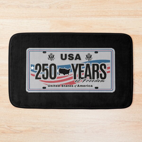 Item preview, USA 250 Years of Freedom License Plate Design — 1776 to 2026 Patriotic Anniversary designed and sold by GFamilyC.