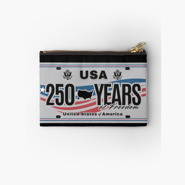 Item preview, USA 250 Years of Freedom License Plate Design — 1776 to 2026 Patriotic Anniversary designed and sold by GFamilyC.