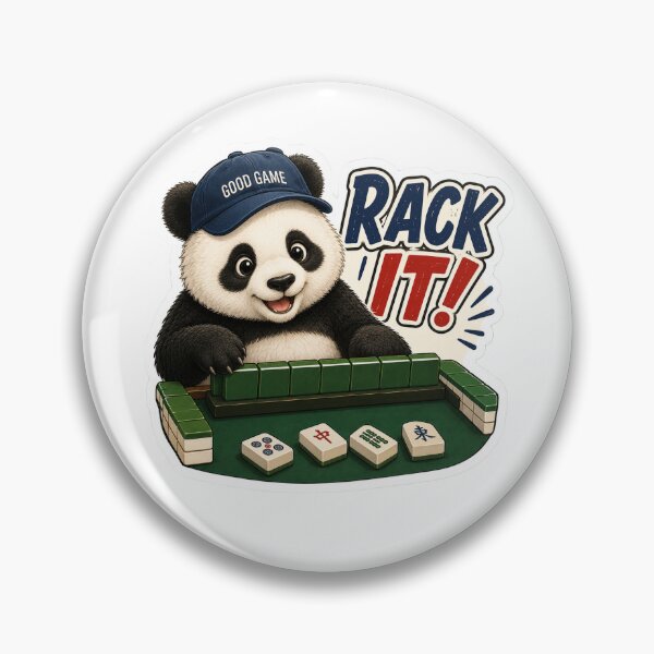 Item preview, mahjong rack it panda designed and sold by dangerraccoon.