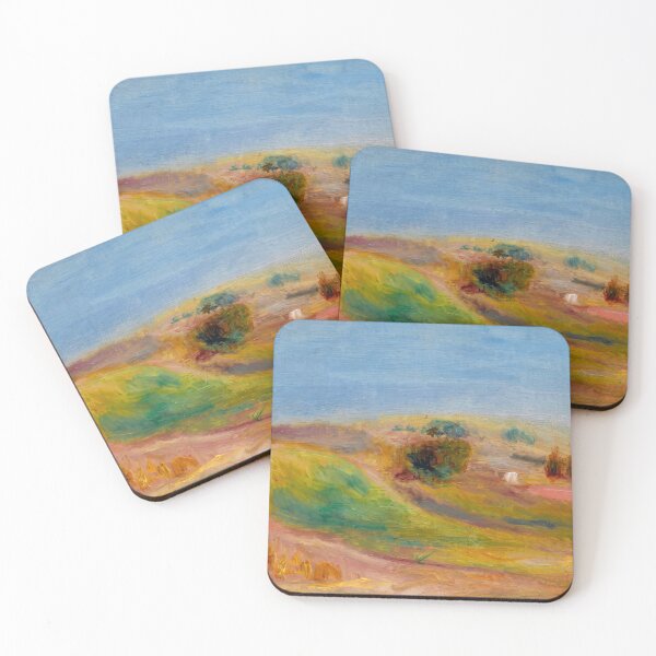 Item preview, Sunlit Countryside Hills Under Blue Sky designed and sold by artofuniverse.