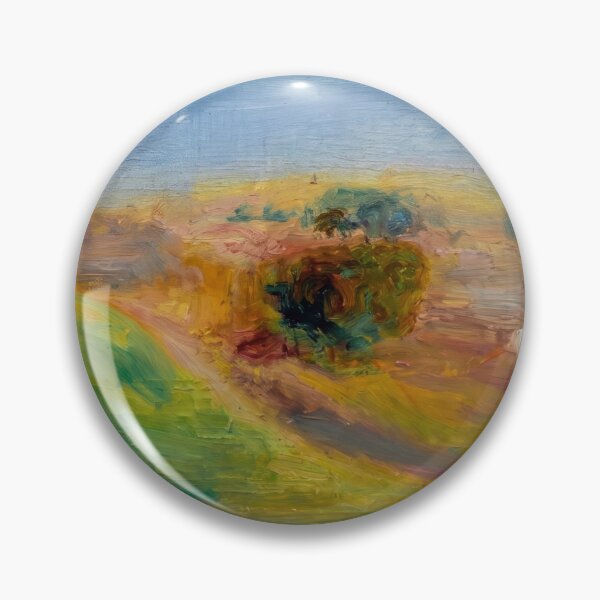 Item preview, Sunlit Countryside Hills Under Blue Sky designed and sold by artofuniverse.