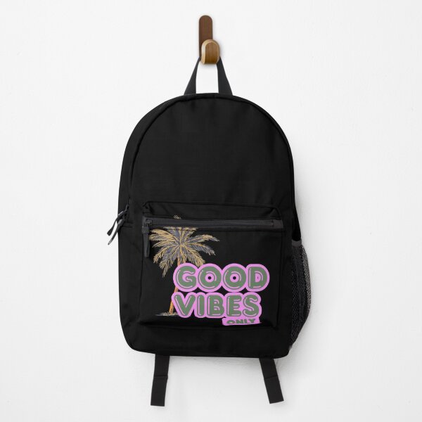 Item preview, Tropical Palm Tree Good Vibes Only Quote designed and sold by BarakahCrafts.