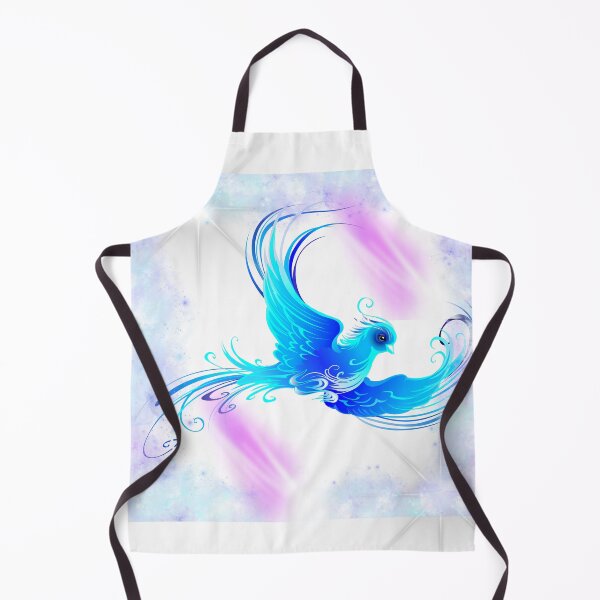 Item preview, Ethereal Blue Phoenix Magical Bird Art designed and sold by DidiDesignShop.