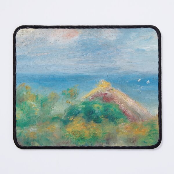Item preview, Sunlit Coastal Landscape with Sailboats designed and sold by artofuniverse.