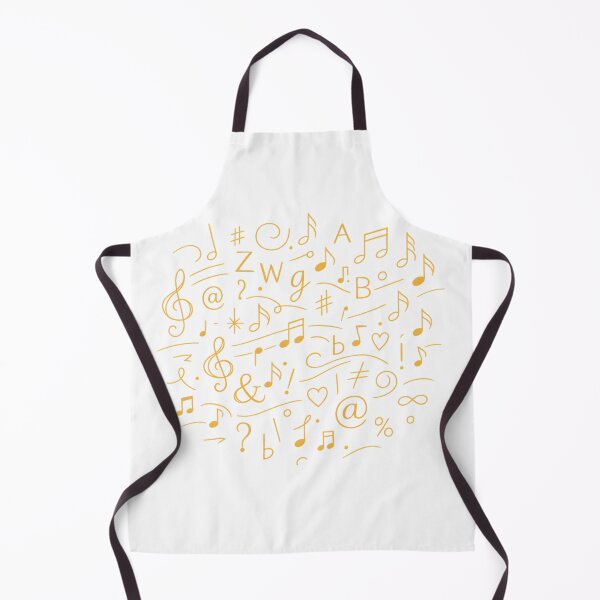 Item preview, Golden Abstract Music Symbols – Premium Minimal Line Art Design designed and sold by Joyfulfabric.
