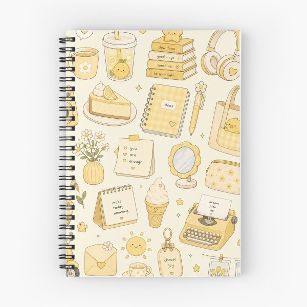 Item preview,  Soft Yellow Aesthetic Lifestyle Doodles  designed and sold by LunaVales.