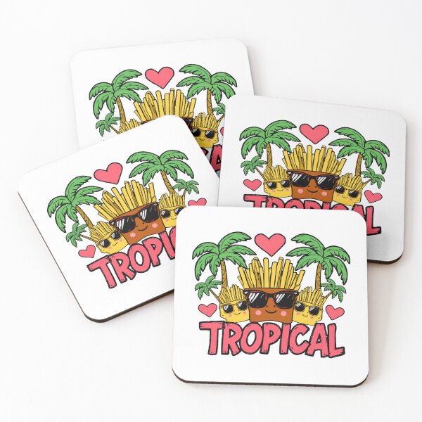 Item preview, Tropical French Fries Kawaii Design | Cute Summer Food Lover Graphic Tee designed and sold by Vvmd.