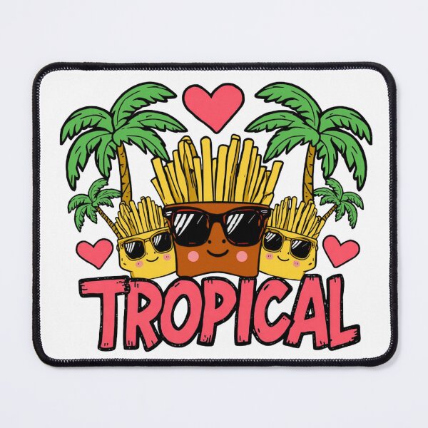 Item preview, Tropical French Fries Kawaii Design | Cute Summer Food Lover Graphic Tee designed and sold by Vvmd.