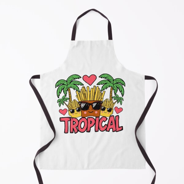 Item preview, Tropical French Fries Kawaii Design | Cute Summer Food Lover Graphic Tee designed and sold by Vvmd.