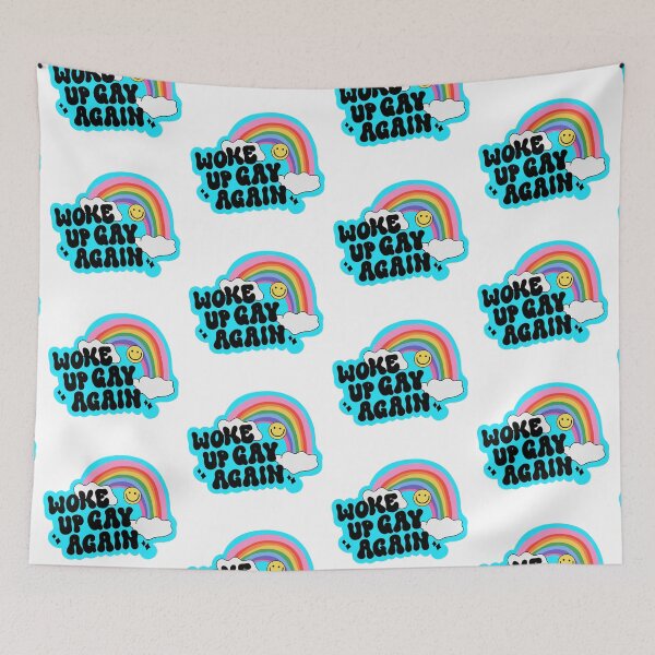 Item preview, Woke Up Gay Again designed and sold by Raincow.