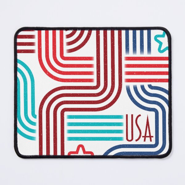 Item preview, USA - Deco Stripes - America's 250th Anniversary designed and sold by Holly Norine Design.