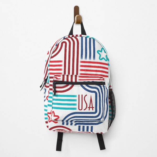 Item preview, USA - Deco Stripes - America's 250th Anniversary designed and sold by Holly Norine Design.