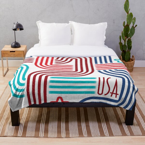 Item preview, USA - Deco Stripes - America's 250th Anniversary designed and sold by Holly Norine Design.