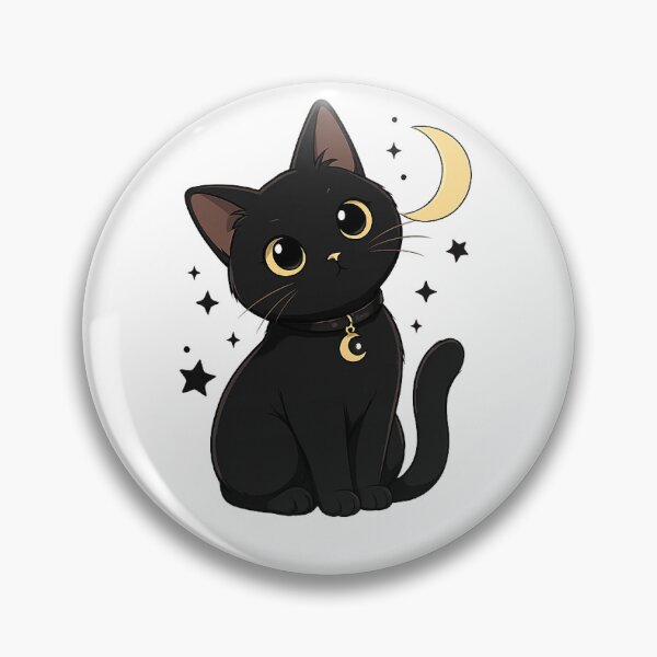 Item preview, Curious Midnight Kitty ?? designed and sold by Vi-Am.