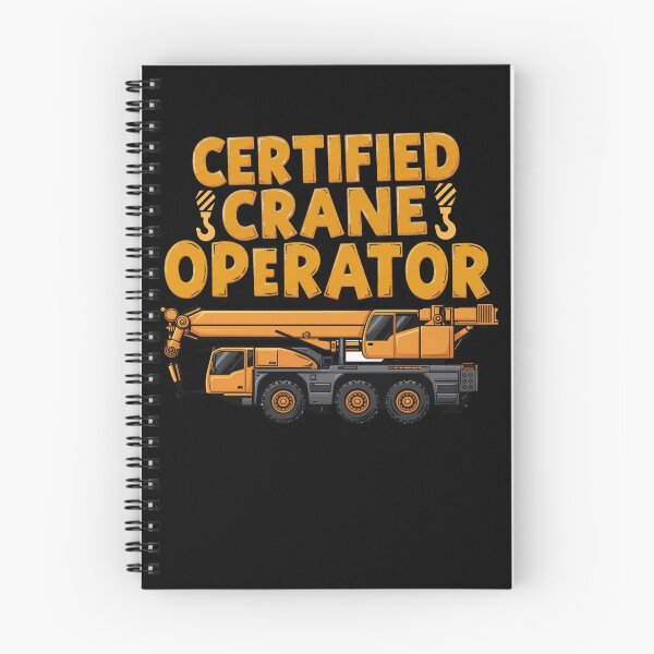 Item preview, Certified Crane Operator Heavy Equipment Construction T-Shirt designed and sold by Operator Style Wear.