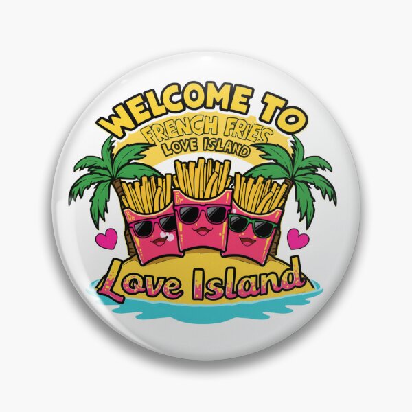 Item preview, Welcome to French Fries Love Island Funny Foodie T-Shirt | Cute Tropical Fries Design designed and sold by Vvmd.