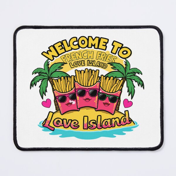 Item preview, Welcome to French Fries Love Island Funny Foodie T-Shirt | Cute Tropical Fries Design designed and sold by Vvmd.