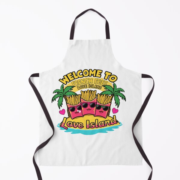 Item preview, Welcome to French Fries Love Island Funny Foodie T-Shirt | Cute Tropical Fries Design designed and sold by Vvmd.
