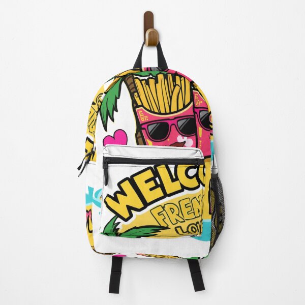 Item preview, Welcome to French Fries Love Island Funny Foodie T-Shirt | Cute Tropical Fries Design designed and sold by Vvmd.