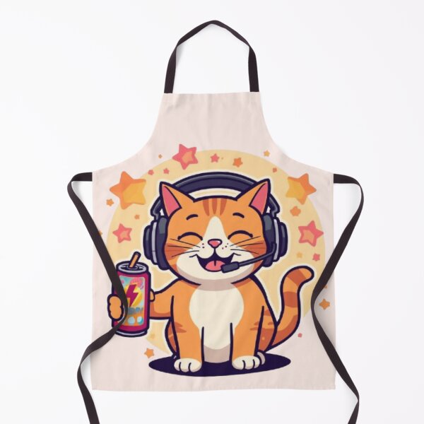 Item preview, Cat Powered Gaming Sticker designed and sold by Stylestickers55.