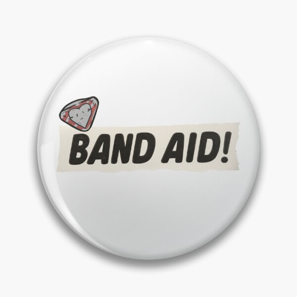 Item preview, Band Aid! Cute Heart Sticker Graphic | Funny Love & Healing Typography Design designed and sold by Vvmd.