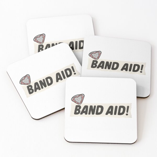 Item preview, Band Aid! Cute Heart Sticker Graphic | Funny Love & Healing Typography Design designed and sold by Vvmd.