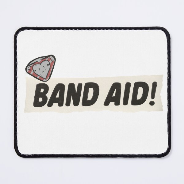 Item preview, Band Aid! Cute Heart Sticker Graphic | Funny Love & Healing Typography Design designed and sold by Vvmd.
