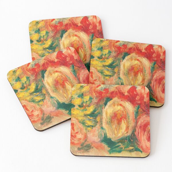 Item preview, Impressionist Roses In Warm Bloom designed and sold by artofuniverse.