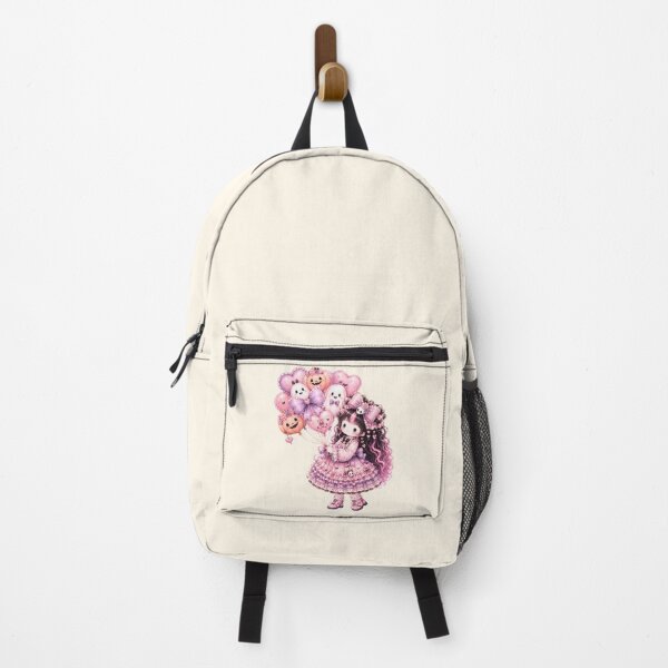 Item preview, Kawaii Ghost Balloon Princess | Coquette Pastel Goth Halloween Girl designed and sold by looplandger.