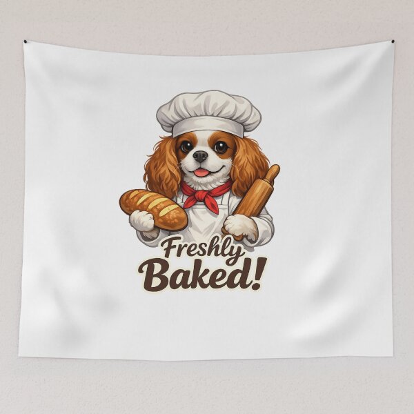 Item preview, Baking Fun Blenheim Cavalier designed and sold by SpottyRainbow.