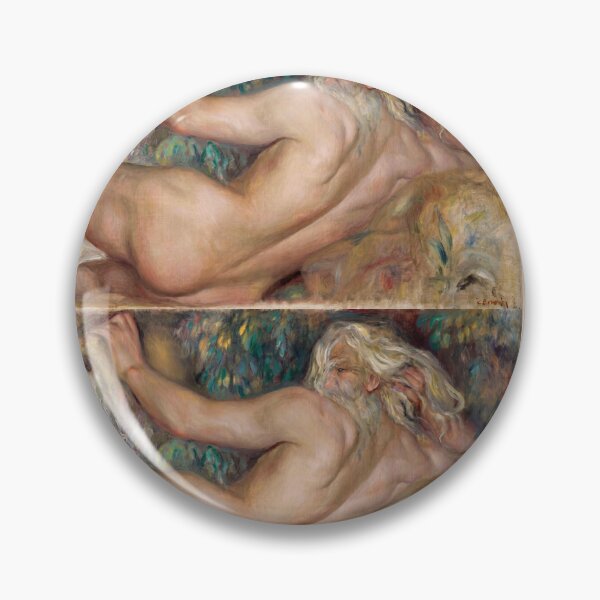 Item preview, Reclining River God by a Waterfall designed and sold by artofuniverse.