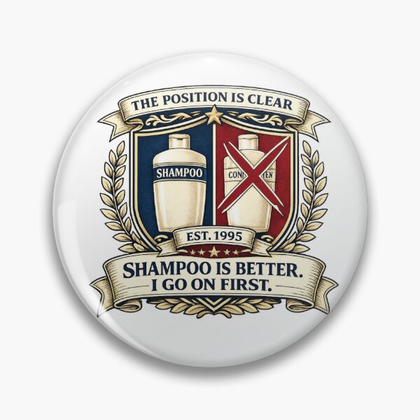 Item preview, Shampoo Is Better. I Go On First. — Funny 90s Comedy Parody Shower Shirt designed and sold by CerealBoxInk.
