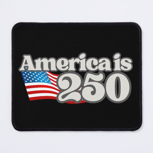 Item preview, America Is 250 Waving USA Flag Design — Patriotic 250th Anniversary Celebration Graphic designed and sold by GFamilyC.