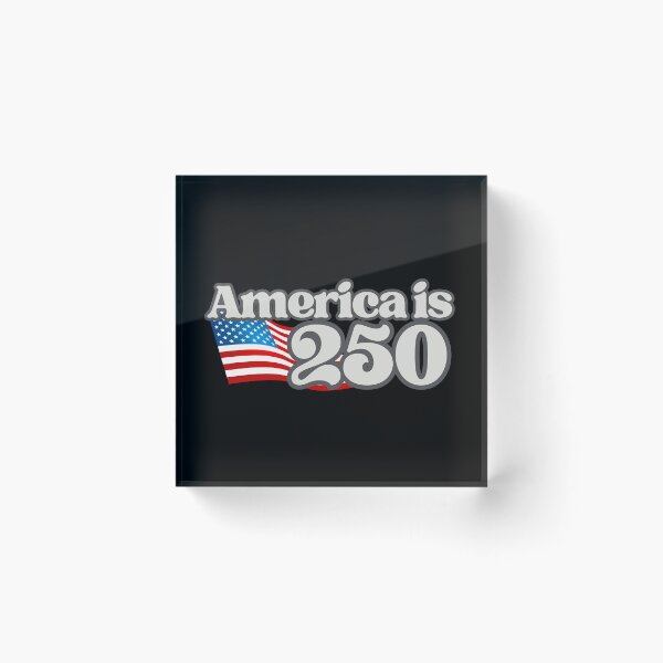Item preview, America Is 250 Waving USA Flag Design — Patriotic 250th Anniversary Celebration Graphic designed and sold by GFamilyC.