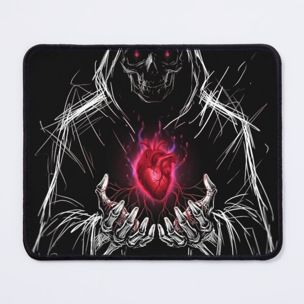 Item preview, Grim Reaper Holding Human Heart Gothic Sketch Horror designed and sold by DarkOriginArts.