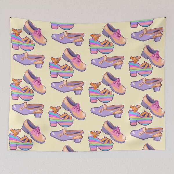 Item preview, Cute Vintage Shoe trio from the 1960s and 70s designed and sold by MsBrillMakes.
