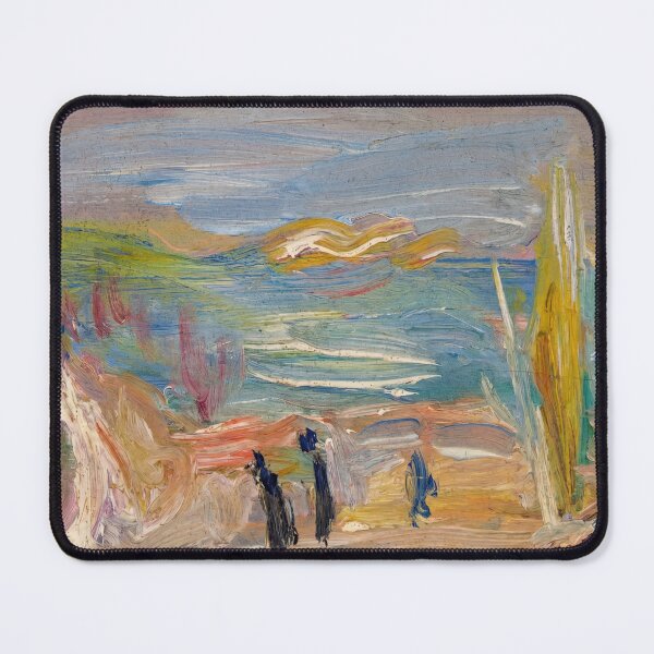 Item preview, Sunlit Mediterranean Coast With Cypress designed and sold by artofuniverse.