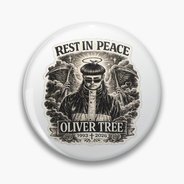Item preview, Oliver Tree Rest In Peace RIP 1993 2026 Sticker designed and sold by Devendra009.