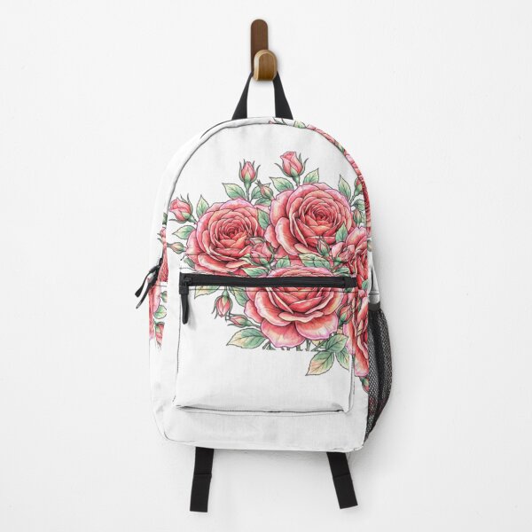 Item preview, Vintage Pink Rose Bouquet Floral Illustration | Romantic Botanical Flower Art designed and sold by Bismillah-Najah.