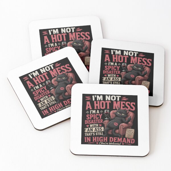 Item preview, Hot Mess Cat Humour Design designed and sold by SamJane23.