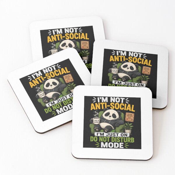 Item preview, Anti social panda  designed and sold by SamJane23.