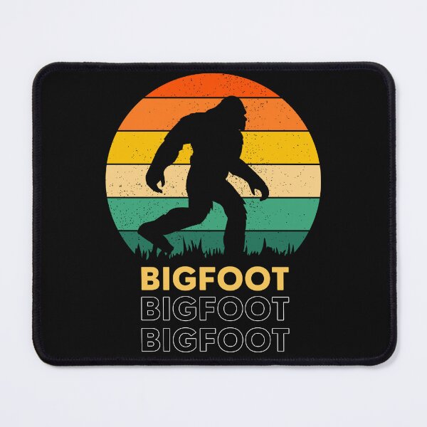 Item preview, Rainbow Bigfoot Circle Logo - Colorful Sasquatch Retro Design designed and sold by GoGreenlove.
