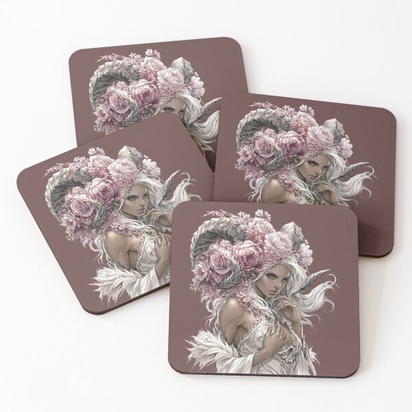 Item preview,  Blush Blossom Queen | Floral Fantasy Portrait designed and sold by MythicMood.