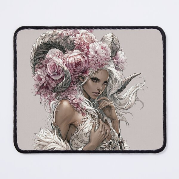 Item preview,  Blush Blossom Queen | Floral Fantasy Portrait designed and sold by MythicMood.